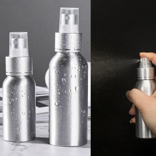 Aluminum Portable Travel Perfume Spray Empty Bottle Refillable Cosmetic Container Sprayer Atomizer 30/50ml/100ml/120/150ml/250ml