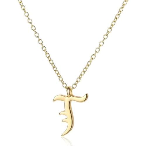 Lucky America English word Letter T Family name sign bracelet Charm alphabet name Initial Letter monogram bracelet jewelry