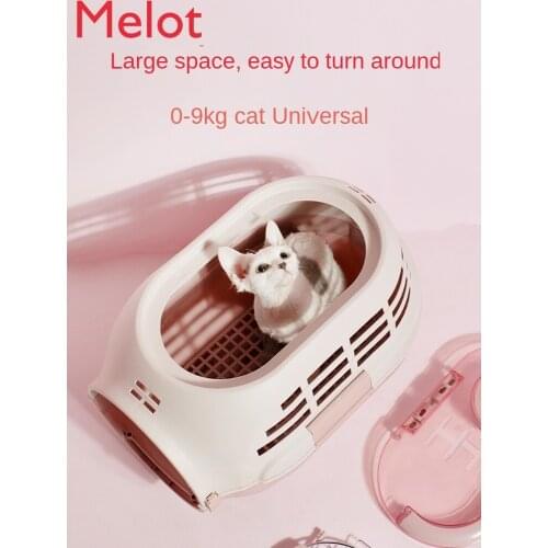 Pet Flight Case Cat Cage Portable out Dog Check-in Suitcase Car Large Cat Bag Carrying Case Suitcase