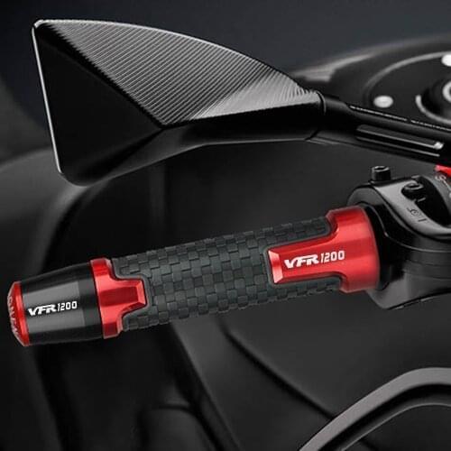 For Honda VFR1200/F VFR 1200 2010 2011 2012 2013 2014 2015 2016 7/8'' 22mm Motorcycle handlebar grip end rubber handle bar grips