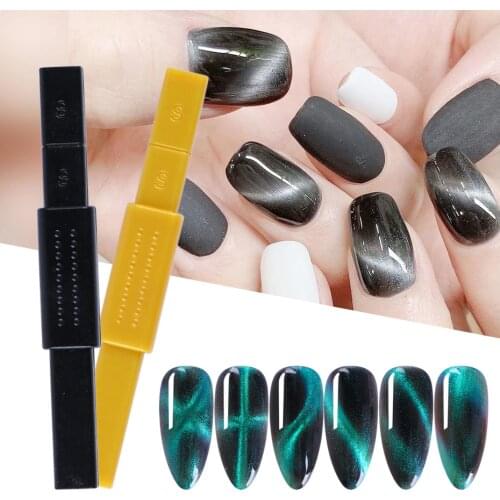 Dual-Ended Strong Magnet 5D Cats Eye Nail Art Tool Super Strong Magnetic Sticker Cat Eye Gel Polish Decoration Manicure JI948-1
