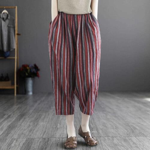 250 kg extra large fat mm casual pants women 2021 summer thin section loose and thin seven-point harem pants carrot pants pants
