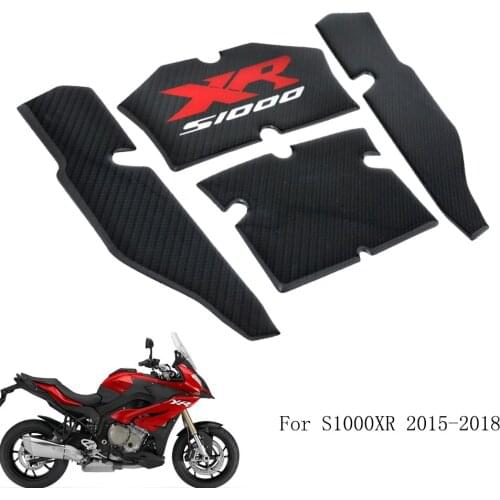 Motorcycle For BMW S1000XR 2015-2018 3D Carbon Fiber Appearance Motorcycle Fuel Tank Protection Sticker Fuel Tank Protection Pad