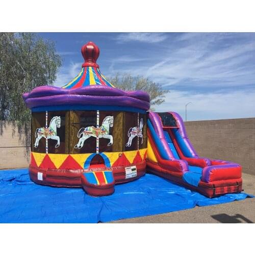 Well design Inflatable bouncy castle,Inflatable trampoline combo slide for kids