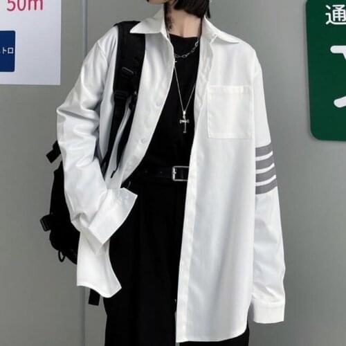 2021 New Mens and Womens Shirts, Long-sleeved Trendy Shirts, Jackets, Loose Classic Arm Braces, Blouses, Buttoned Shirts