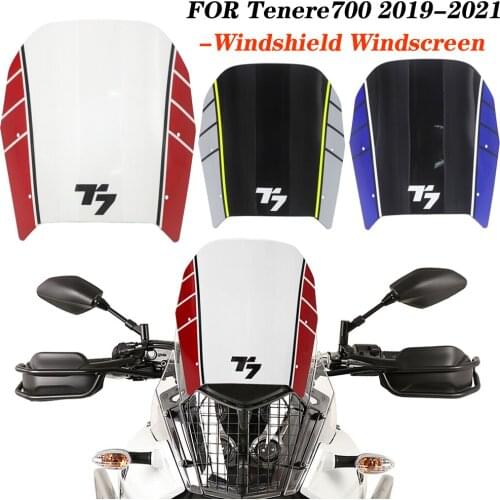 New 3 Colors FOR YAMAHA Tenere 700 T700 XTZ 700 2019 2020 2021 Motorcycle Windshield Windscreen Air Wind Deflector
