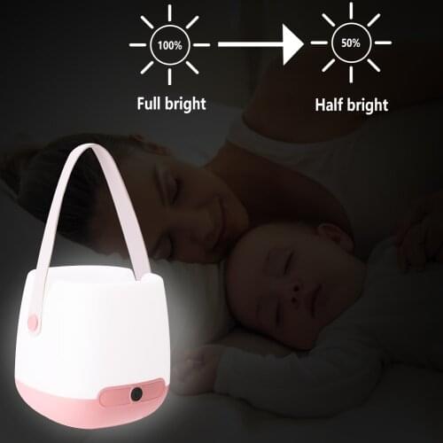 Portable LED Night Light Camping Light Table Lamp 3*AAA Battery Power Work Light Outdoor Lantern Hand Rope Emergency Torch