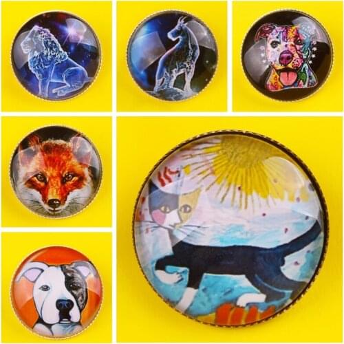 Cool Hippie Animals Brooch Pin Badge On Clothes Brooch Pins On Jacket Dog Cat Lion Badge Collar Lapel Jewelry Brooches For Men