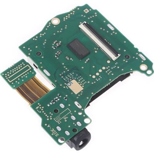 Game Card Socket Slot For Nintendo Switch Game Console With Headset Earphone Socket Motherboard PCB Replacement Repair Part