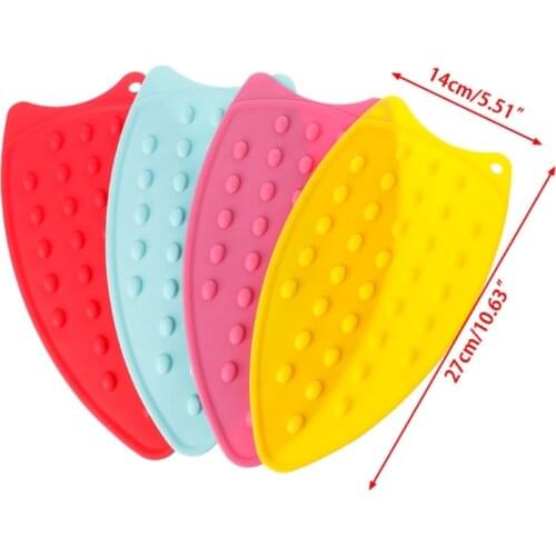 Silicone Iron Rest Pad For Ironing Board Heat Resistant Mat Dotted Bubbled