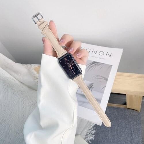 High Quality Leather Strap for Huawei Watch FIT Lady Wristband Bracelet Loop for Hua Wei Smart Watch fit Correa Replacement