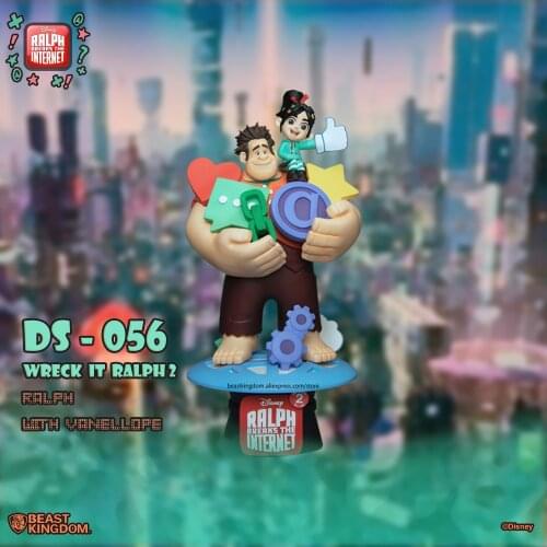 Beast kingdom Disney Wreck-It Ralph Vanellope von Schweetz Winnie Lopes Garage Kits Model Kits Collecting gift toys