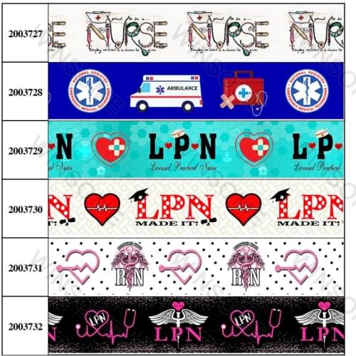 10yards different sizes lovely pattern heart printed grosgrain ribbon