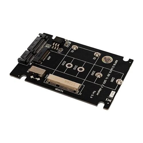 MSATA+M.2 NGFF to SATA Adapter JetMedia M-N200 High Quality convert MSATA or M.2 NGFF to SATA