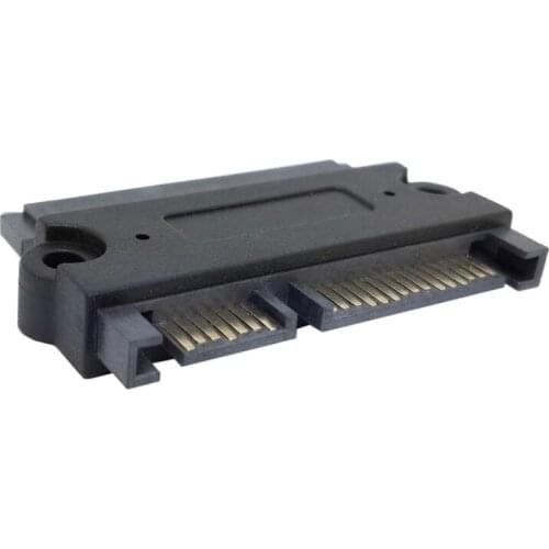 SATA 22P 7 + 15 Male to SATA 22Pin Female Convertor Adapter