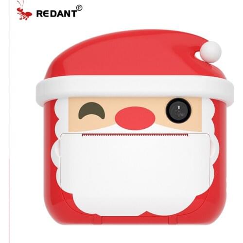Christams Santa Claus Childrens Camera Instant Print Camera For Kids Camera Instantane Camera Christmas Present Birthday Gifts