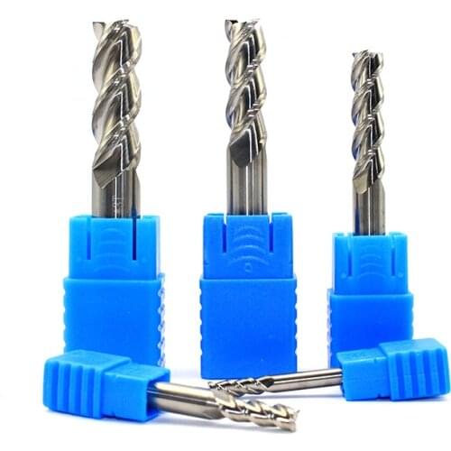Aluminum 1.0mm-12.0mm 3F Endmill Solid Carbide End mills CNC Machining Alloy Milling Cutter Tungsten Steel Tool By Aluminum