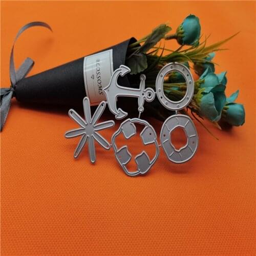 Ship Accessories Metal Cutting Dies for Scrapbooking Handmade Tools Mold Cut Stencil New 2021 DIY Card Make Mould Model Craft