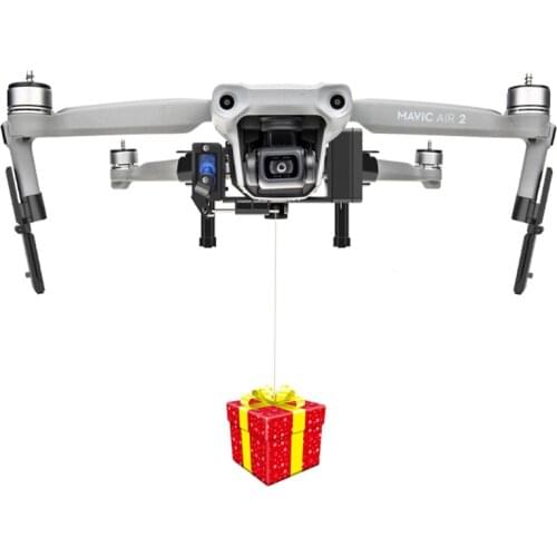 Airdrop Thrower System for DJI Mavic Air 2 Mini Fishing Bait Wedding Ring Gift Meal delivery Rescue Drone Thrower Sets