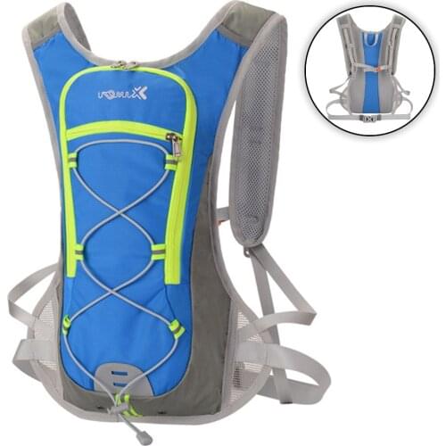 KoKossi Portable Cycling Bag Outdoor Running Hiking Camping Ultralight Backpack Breathable Hydration Backpack With 2L Water Bag