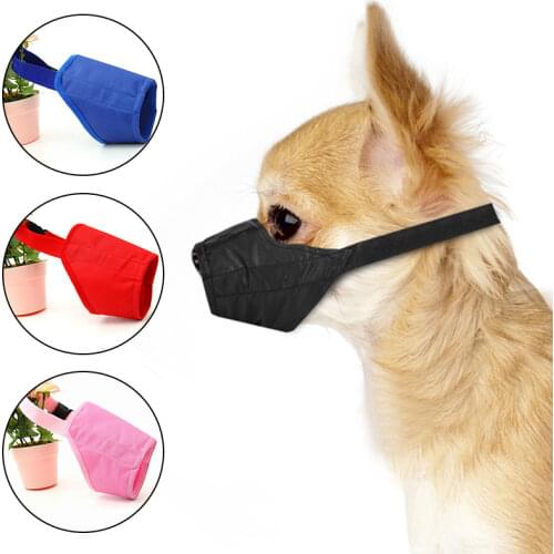 Adjustable Dog Mouth Muzzle Mask Nylon Anti-bite and Anti-calling Chew Training Product Pet Accessories Nylon Straps Dog supplie