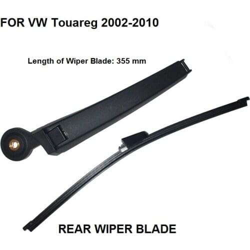 Rear Windshield Wiper arm + Blade 355mm Fits For VW TOUAREG 2007-2010,OE#7L6 955 707A