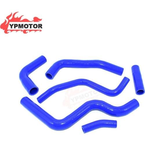 Blue Sport Bike Silicone Radiator Hose Water Pipes Coolant Tube For Yamaha FZ6 FZ6S FZ-6 FZ-6S 2003-2011 2004 2005 2006 2007 08