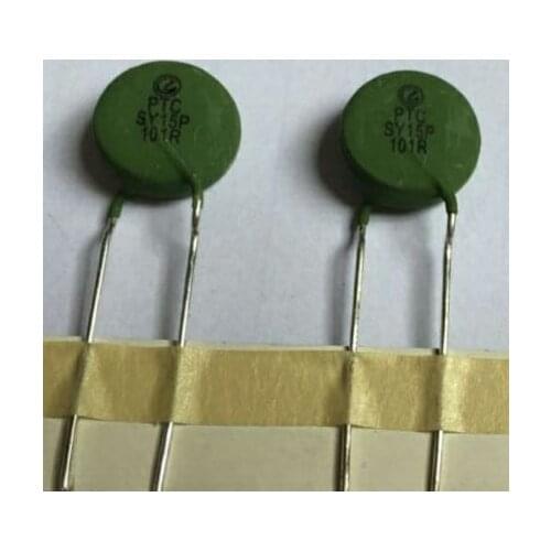 10pcs PTC SY 15P 101R Thermistor PTC SY15P 100R welding machine commonly used resistance PTC15P-101R starting resistance