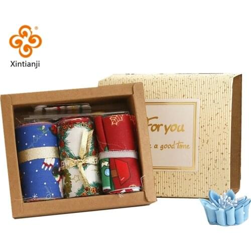 Calico Twill Cotton Printed Sewing Fabric Jelly Roll Cloth Material 6.5*110cm TJ1146