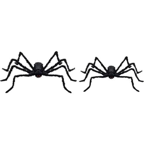 Outdoor Halloween Decorations 200 Inch Spider Web And 60 Inch Giant Spider Outdoor Decor Yard Party Scary ​Props