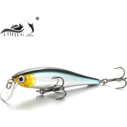 LTHTUG Pesca Fishing Lure Wobblers 65mm 5g Slow Sinking Minnow Peche Hard Artificial Bait Perch Pike Zander Salmon Trout Bass