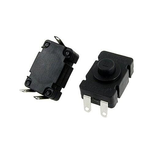 Latching Action Flashlight Torch Push Button Switch AC 250C 1.5A