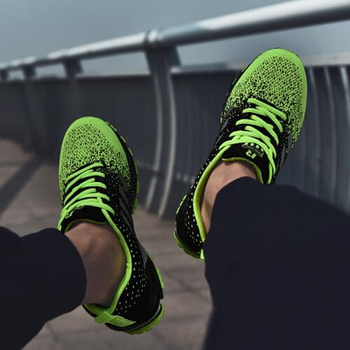 Zeeohh Unisex Casual Shoes Summer Breathable Mesh Sneakers Lace-up Trainers Comfortable 2019 Women Male Big Size 48 Flat
