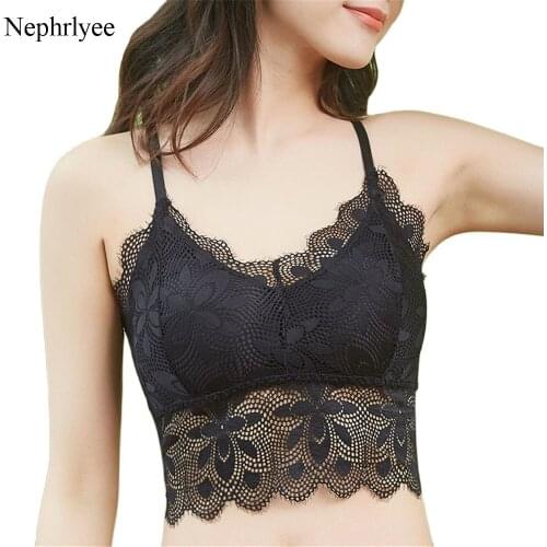 2021 New Adjustable Crop Tops For Women Lace Bras Padded Push Up Bralette Gathering Underwear Beauty Back Sexy Lingerie CA347