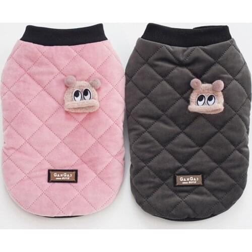 Winter pet coat Jacket for dogs Winter clothing Warm Dog clothes for small dogs lattice coat Winter clothes chihuahua