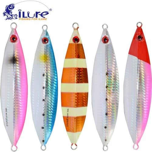 1 Pcs Metal Jigging Spoon Eyes Artificial Lure 30g/40g/60g/100g Boat Fishing Jig Lures Super Hard Sea Fishing Bait Hooks
