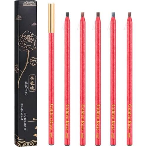 1Pcs Eyebrow Tattoo Liner Pencil Tint Long Lasting Waterproof Drawing Eye Positioning Lip Eyebrow Enhancer Makeup Peel off Pen