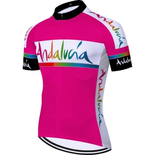 2020 pro team ANDALUCIA maillot ciclismo hombre verano 2020 summer quick dry spain camisa ciclismo