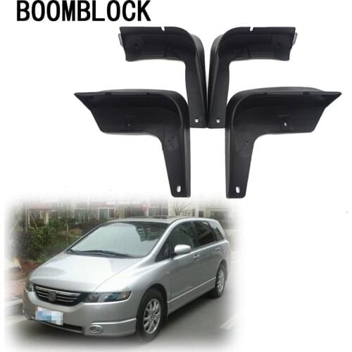4pc Car Front Rear Mud Flaps Mud Flap Mudguards Fender For Honda Odyssey 2004 2005 2006 2007 2008 JDM Accessories