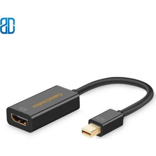 4K Mini DisplayPort to HDMI Adapter DP(Thunderbolt Port Compatible) to HDMI AV HDTV Male to Female Adaptor for Mac Book iMac