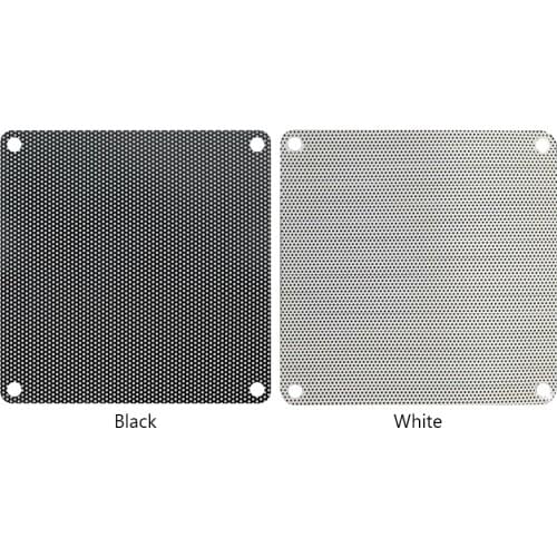 5PCS 8cm 9cm 12cm 14cm Cuttable Black White PVC PC Fan Dust Filter Case Computer Mesh Ultra Fine Dustproof Cover