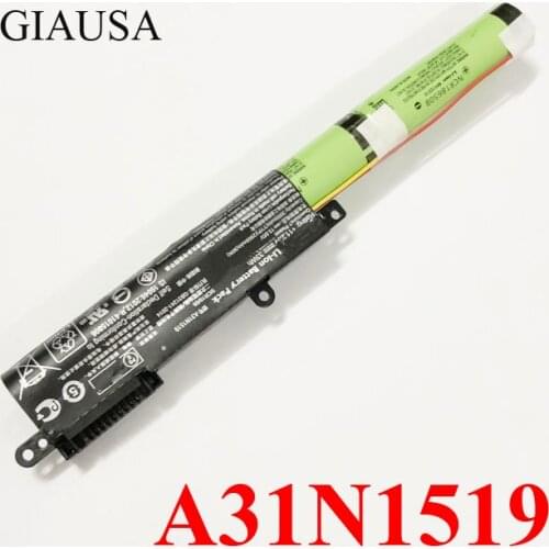 GIAUSA 11.25V 33WH genuine A31N1519 battery for ASUS X540s X540SA R540SA X540L battery Series