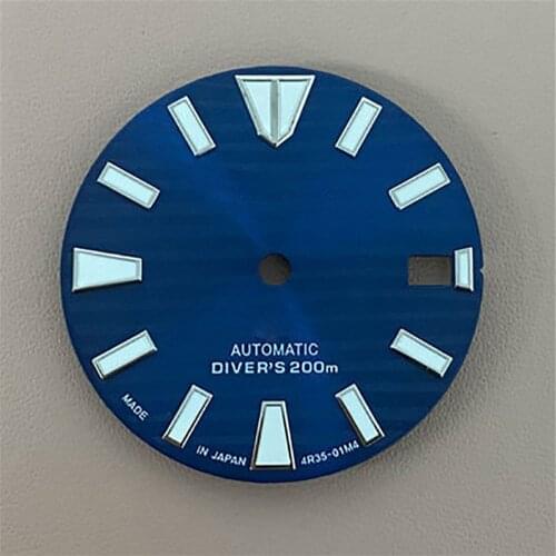 28.5mm Watch Dial Green Luminous Dial Excellent Quality for NH35 Movement Watch Accessories