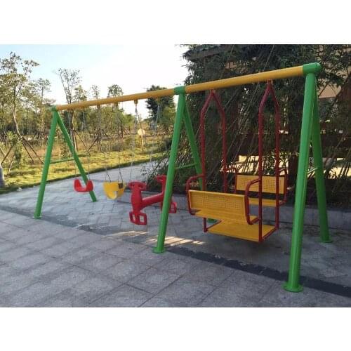 Outdoor baby swing chair playground childrens plastic slide garden toys seat kids monkey bars set children child swing nest Q66