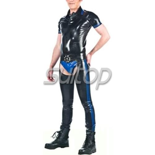 Suitop latex chaps leggings