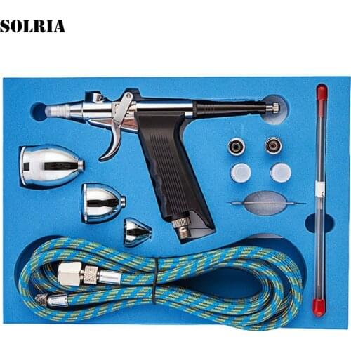 Mini Dual-action Air Brush 0.2/0.3/0.5mm Needle Airbrush For Painting Cars Air Brush Spray Pen Aerograph Kit Akvagrim Tattoo