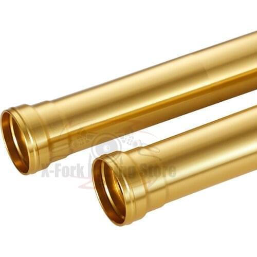 Golden Front Fork Outer Tubes Pipes For BMW HP4 2011-2014 R nineT 1200 2015 S1000R 2013-2016 S1000RR 2008-2018 12 15 16 17 490m