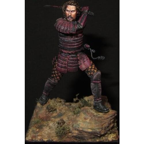 1/32 Scale The Last Samurai Unpainted Miniatures Resin Model Kit Figure Free Shipping