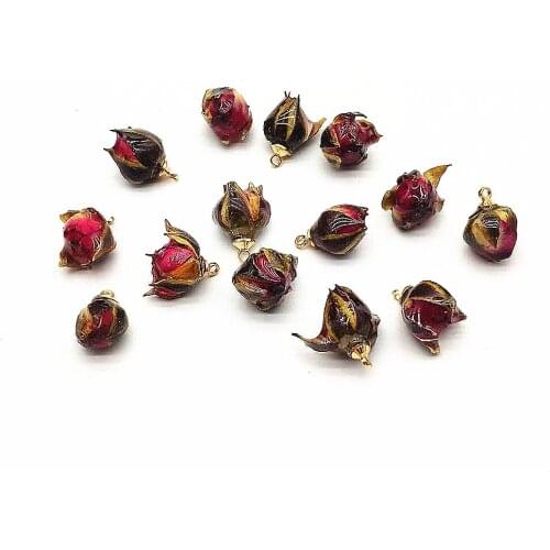 New arrival! 40pcs Mix different size Natural Flower charm for Earrings DIY parts,Jewelry Accessories Findings & Component