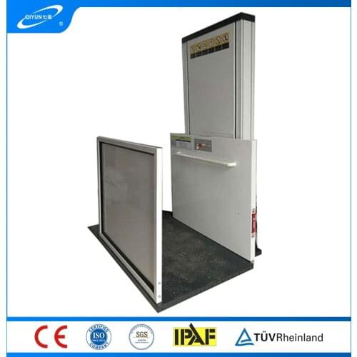 Qiyun CE ISO TUV lifting Height 100- 300kg can be customized Loading Capacity Vertical Wheelchair Lift for Hot Sale OEM ODM